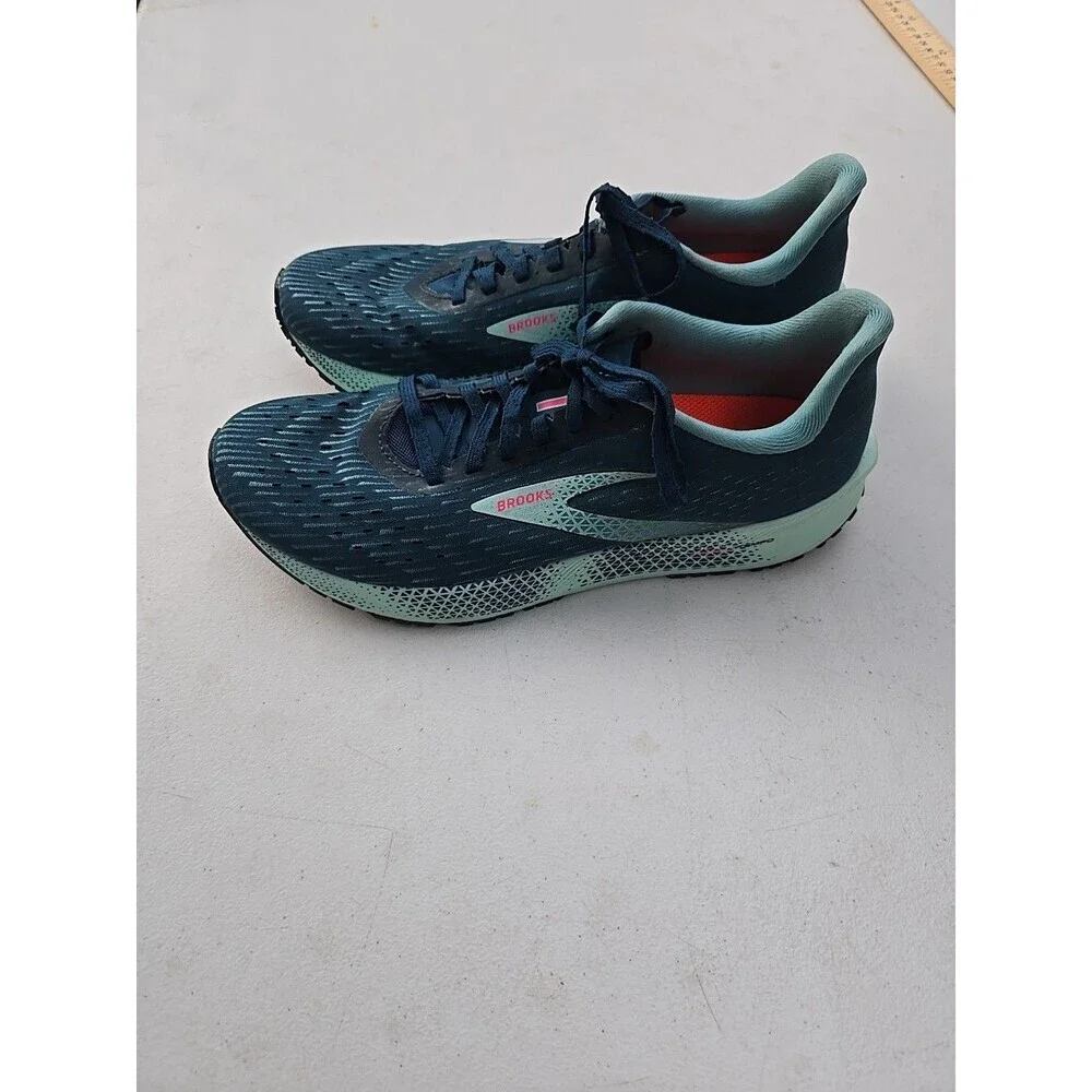 Brooks Womens hyperion tempo 1203281B491 Running Shoes Sz 10.5 Teal Blue